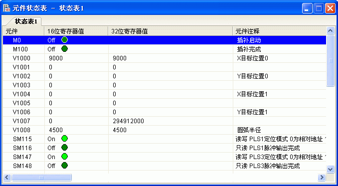 海為PLC 地址狀態監控